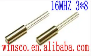 16MHZ 500PCS/LOT 16.000MHZ Crystal oscillator Cylindrical 3 * 8 mm Quartz crystal 16M | Обустройство дома