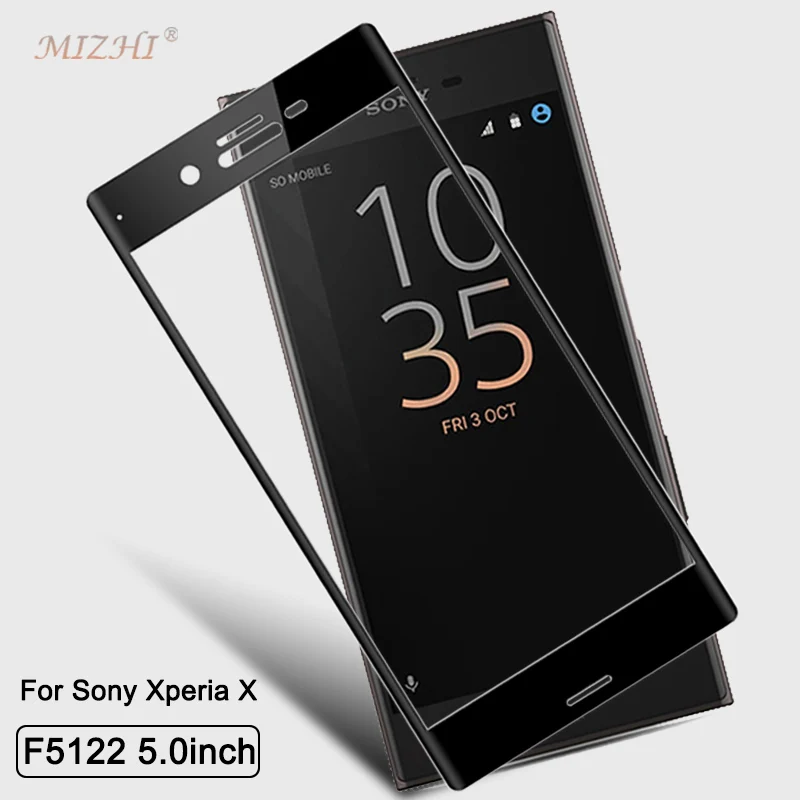 3D Xperia X закаленное стекло для Sony 5 0 дюйма XperiaX Dual F5122 защита экрана 2.5D защитное с