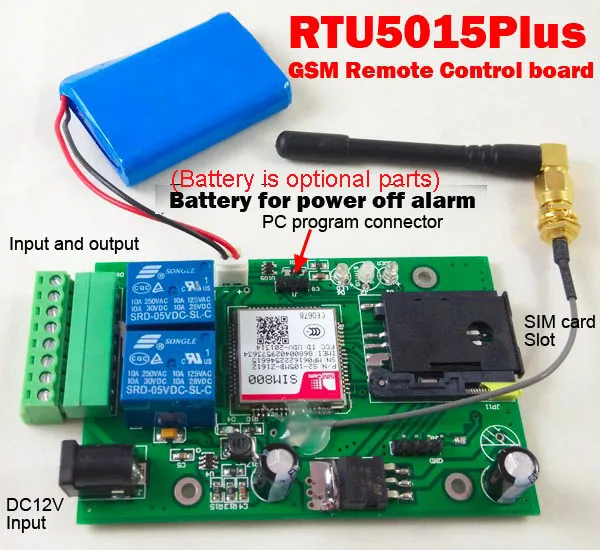 RTU5015Plus GSM открывалка для ворот дистанционное управление доступом открывалка для гаражной двери управление Лер обновленная батарея RTU5024 до RTU5015Plus с приложением