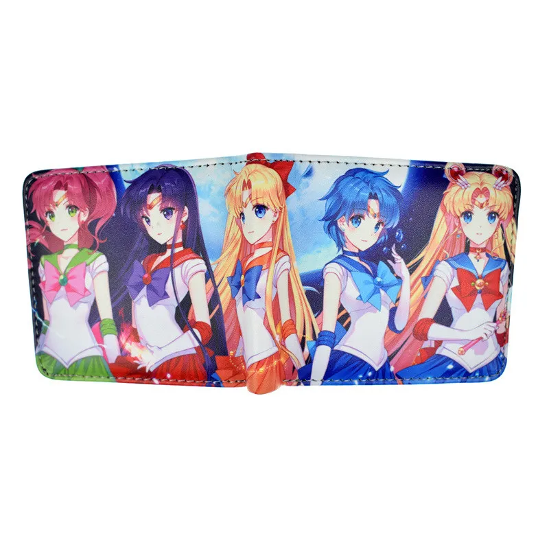 YMC447 Кошельки из искусственной кожи аниме Сейлор Мун/Himouto Umaru Chan/Cardcaptor Sakura короткий кошелек с карманом для монет - Цвет: YMC447