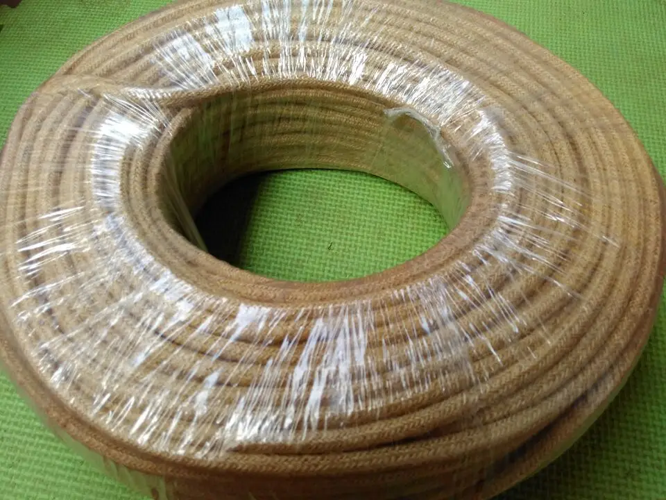 

3m 5m 10m 2 Core or 3 Core Vintage Hemp Rope Light Cord Manila Rope Braided Flexible Cable Electrical Wire For Retro Lights