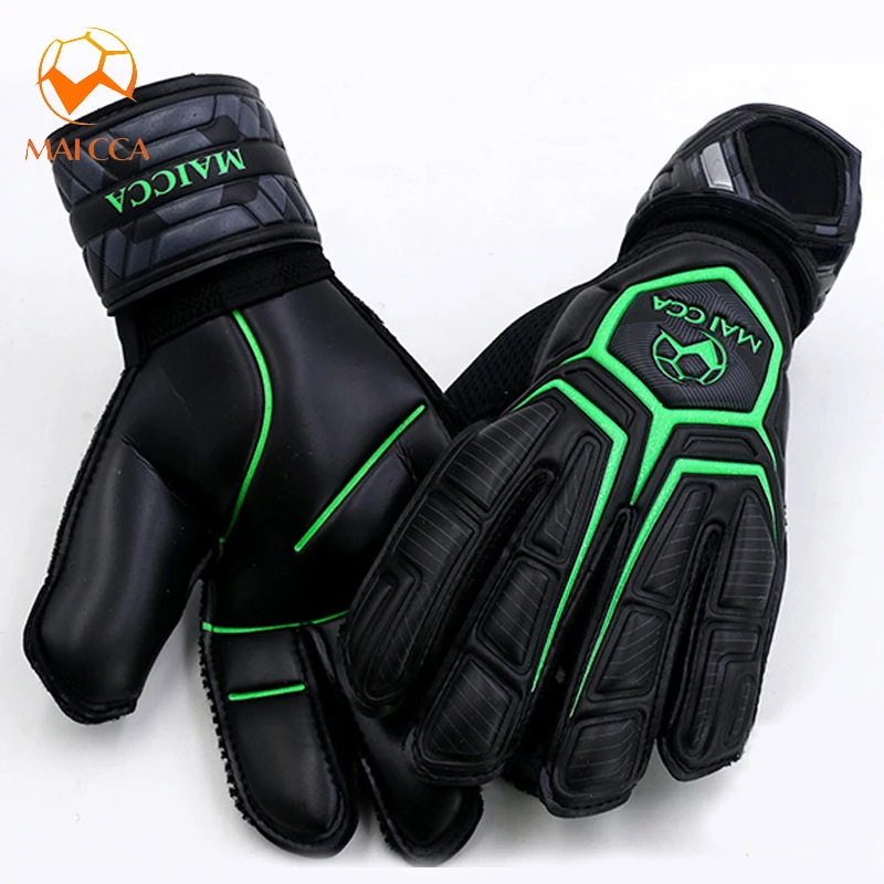 

Professional Goalkeeper Gloves Cheap Roll Finger Football Palm Soft Latex Soccer Goalie Gloves With Finger Protection
