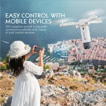 Novo foguete RC drone Quadcopter FPV WI-FI Em Tempo Real 360 dobrável H51 com Altura Segurar luz colorida 720 P câmera ajustar vs X5UW