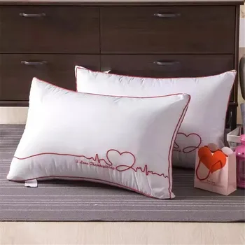

Bedding Pillow Set of 2 LOVE Cool Pillow Size 48x74cm 2pc/Lot Soft Pillow for Wedding Valentine's Gift White Love Wedding