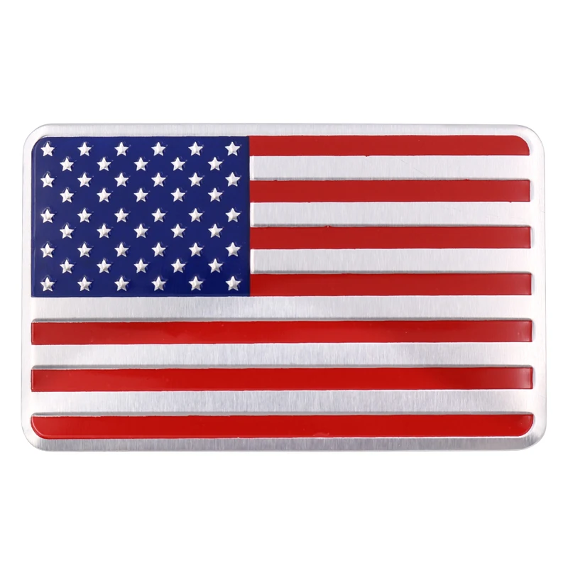 

Car Styling 3D Alloy Metal US USA The United States American Flag Sticker Logo Car Auto Sport Badge Chrome Emblem Decals