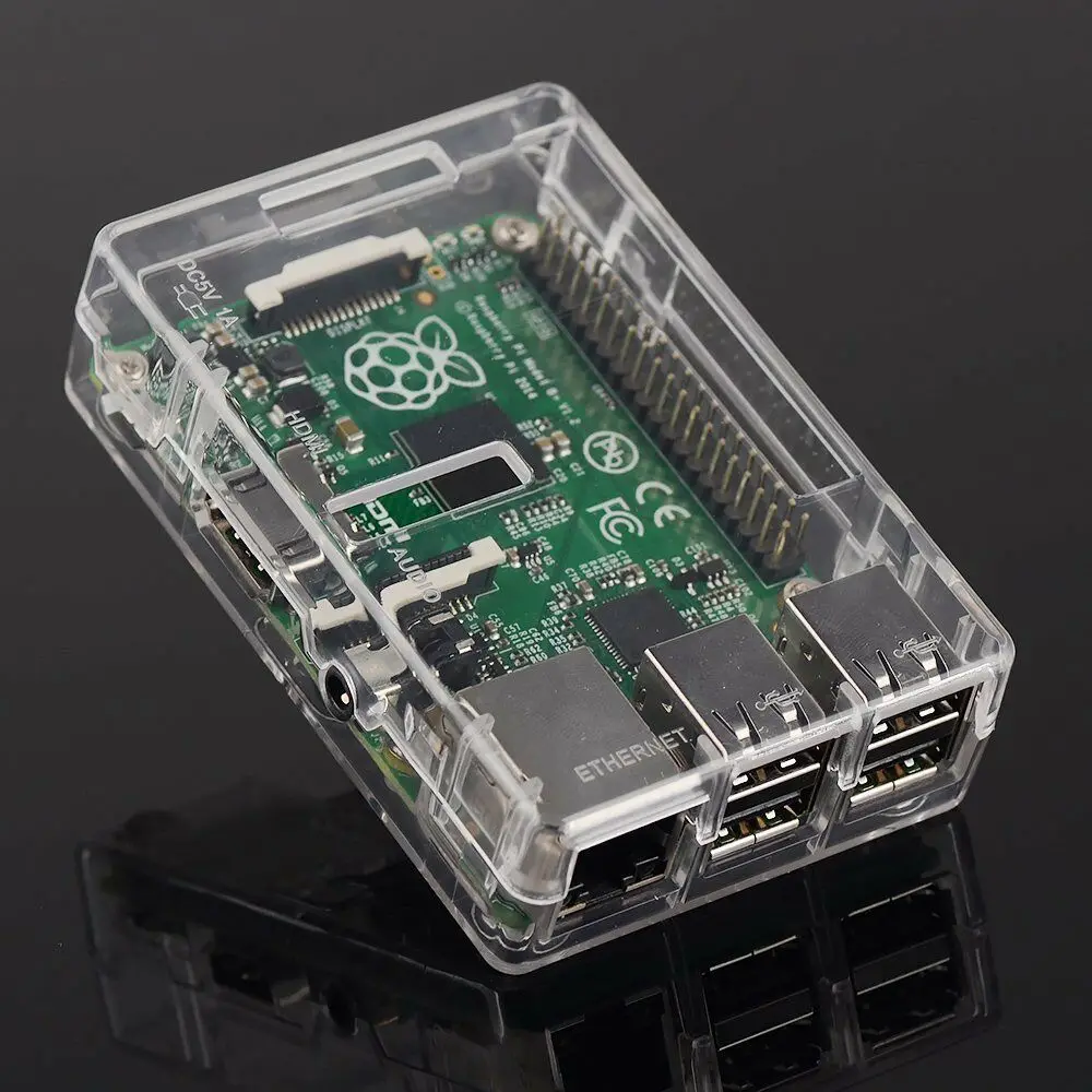 

Acrylic Clear Case Box Shell Cover for Raspberry Raspberry Pi 3, 2, and B+