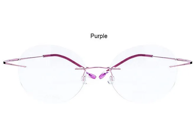 Gafas de lectura sin montura de titanio de aleación ultra ligera para mujer gafas de lectura con montura sin montura + 1,00 a + 4,00 Gafas de lectura sin montura de titanio de aleación ultra ligera para mujer gafas de lectura con montura sin montura + 1,00 a + 4,00