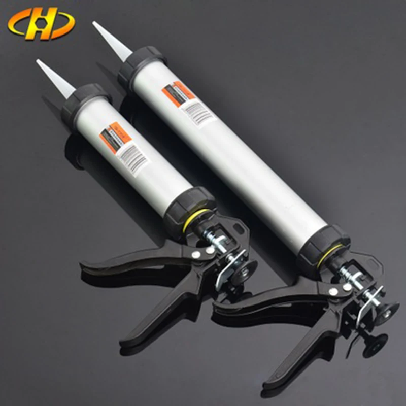 9 inch 15 inch Caulking Gun cylinder aluminum alloy pressure gun Glass