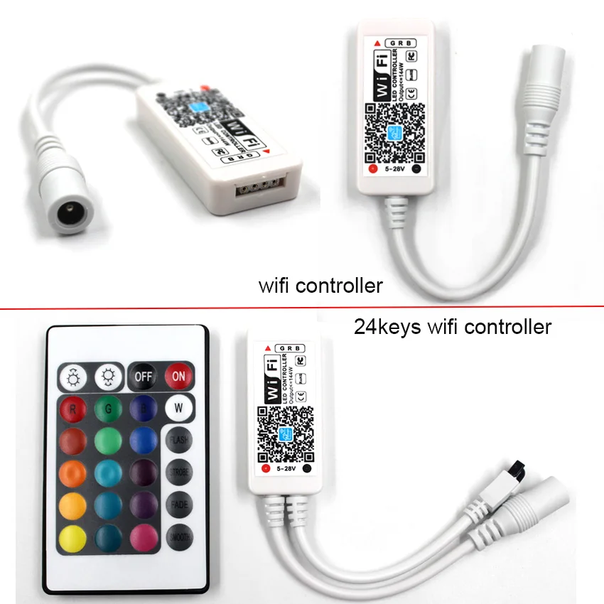IKVVT WIFI 5050 RGB Светодиодная лента Водонепроницаемая rgb для шин 12 В светодиодная
