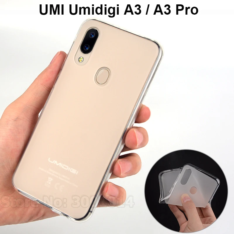 Глянцевый силиконовый чехол для UMIDIGI A3 PRO защитный ТПУ бампер задняя крышка