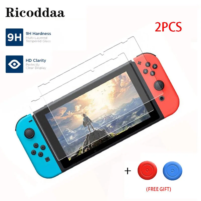 Защитная пленка из закаленного стекла 9H с защитой от царапин HD Ultra Premium для Nintendo Switch NS Console защита для экрана Аксессуары для кожи