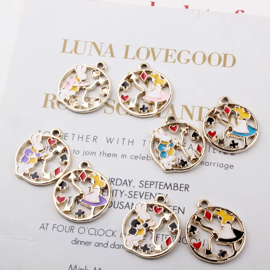 

Оптовая продажа, 20 шт./лот, подвеска из сплава с изображением кошки, кролика