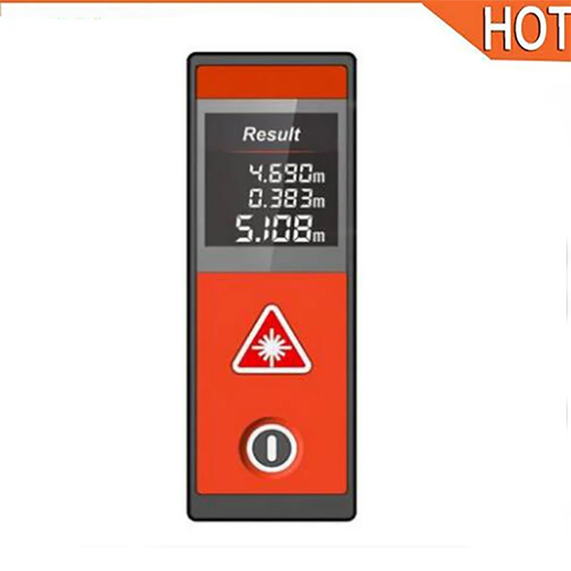

Mileseey D520 20M 40M laser Rangefinder Laser Distance Meter mini Orange Color Digital Roulette Meter
