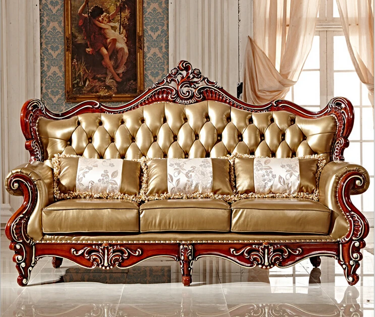 Антикварной французской европейская мебель для гостиной 0409