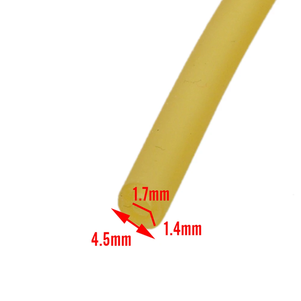 5 m 1.7 مللي متر x 4.5 مللي متر المقاليع المنجنيق أنبوب مطاط مرونة أنابيب الفرقة الطبيعي اللاتكس دائم ل في الهواء الطلق الصيد الصيد
