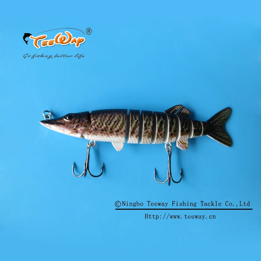 

Isca Artificial Fishing Lure Pesca Swimbait Pike Muskie Hard Lure Treble Hook Crankbait Fishing Tackle Bait size 5'' 19.5g