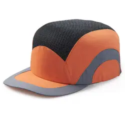 Для Мужчин серый безопасности бейсболка на ремешке безопасности Hat Бейсбол Стиль защитный шлем