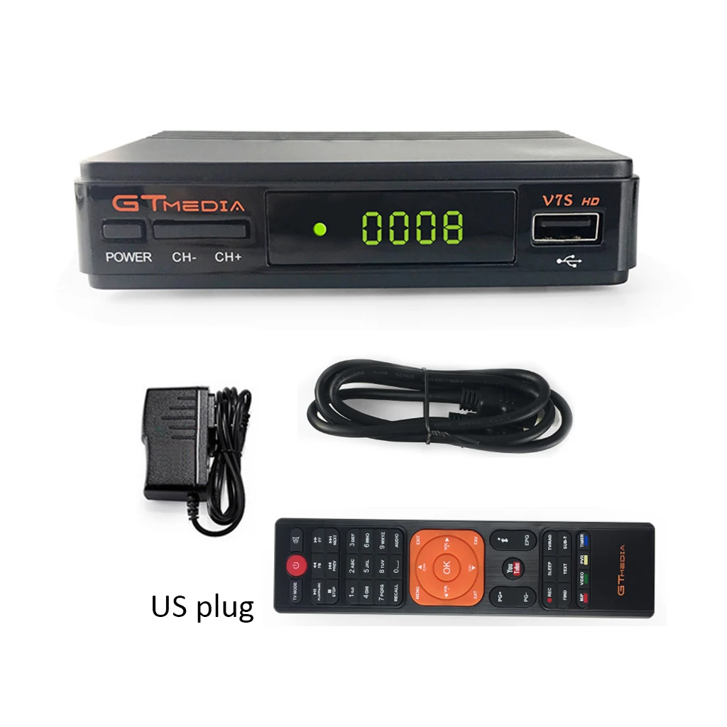 

DVB-S2 Set Top Box Gtmedi V7S HD1080P Digital Receptor TV Satellite Receiver TV Tuner HD Box Biss VU PVR USB WiFi Youtube