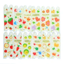 24 шт./компл. милые фрукты, звезды, Kawaii закладки Книга for для книг Металлические Закладки закладки творческие материалы