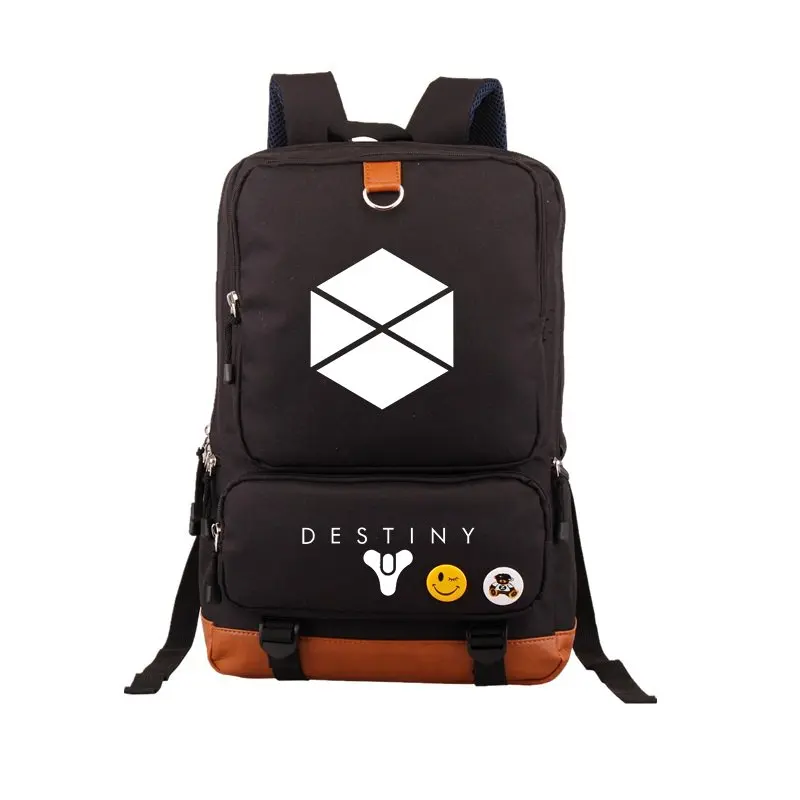 Горячая игра Destiny Железный баннер рюкзак черный школьные сумки Bookbag Косплей геймер Дети Подростки плечо ноутбук дорожные сумки подарок - Цвет: 043002