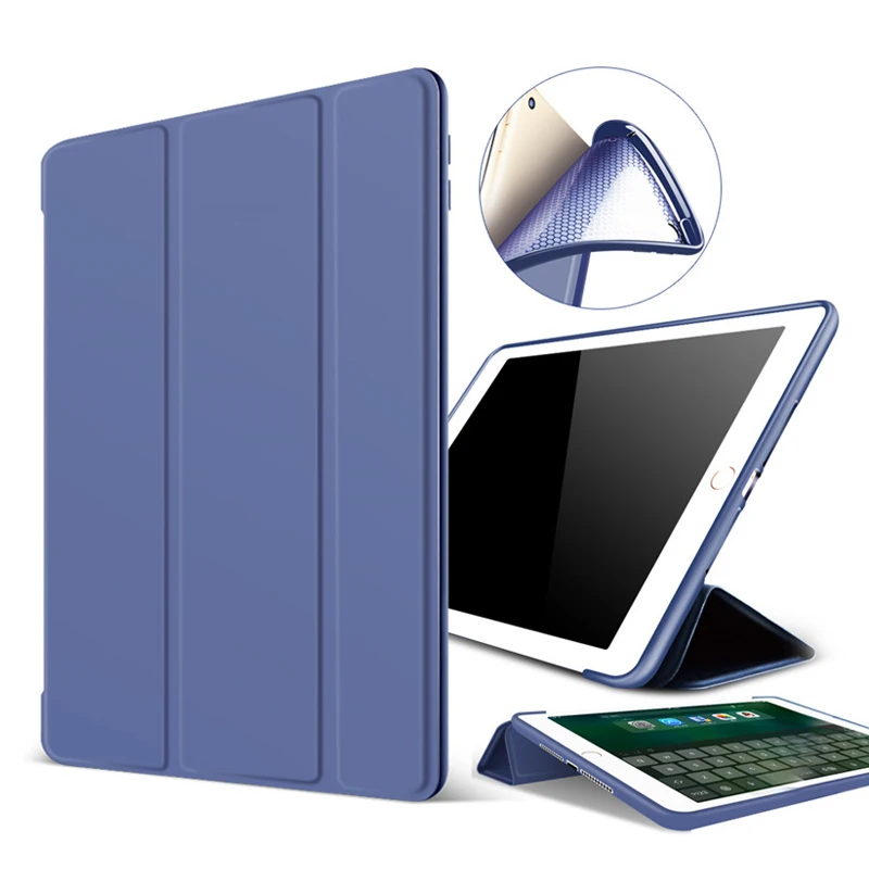 Ультра тонкий умный кожаный чехол для нового iPad 9 7 дюймов 2017 2018 A1822 A1823 A1893 A1954 Чехлы
