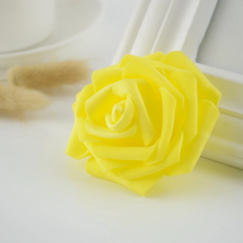 10 шт. искусственные розы из пенополиэтилена 7 см|wedding car decoration|rose artificialartificial flowers