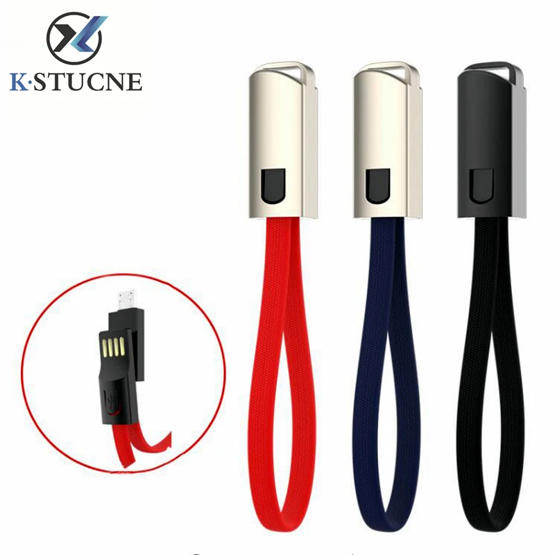 

Multi-Function USB Cable For iPhone/Type C/Micro USB Charging Cable Key Chain Accessory Portable Charging Sync Data Cord Charger