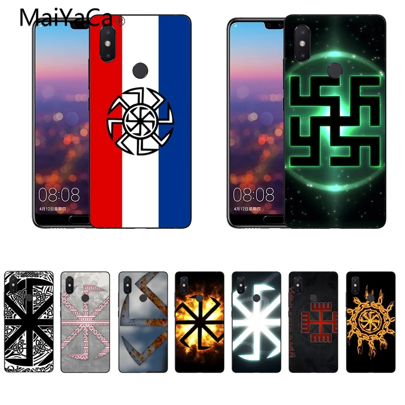 MaiYaCa славянский символ Коловрат для xiaomi Redmi 5 Capa чехол Xiaomi Note2/5 MAX2 MIX1 MI8 Note2 3 чехлы