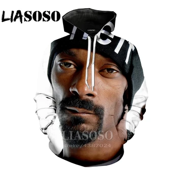 

LIASOSO 3D Print Women Anime hoodie men Sweatshirts fashion hoodies Harajuku Long sleeve hip hop 2019 Snoop Dogg homme funny E65