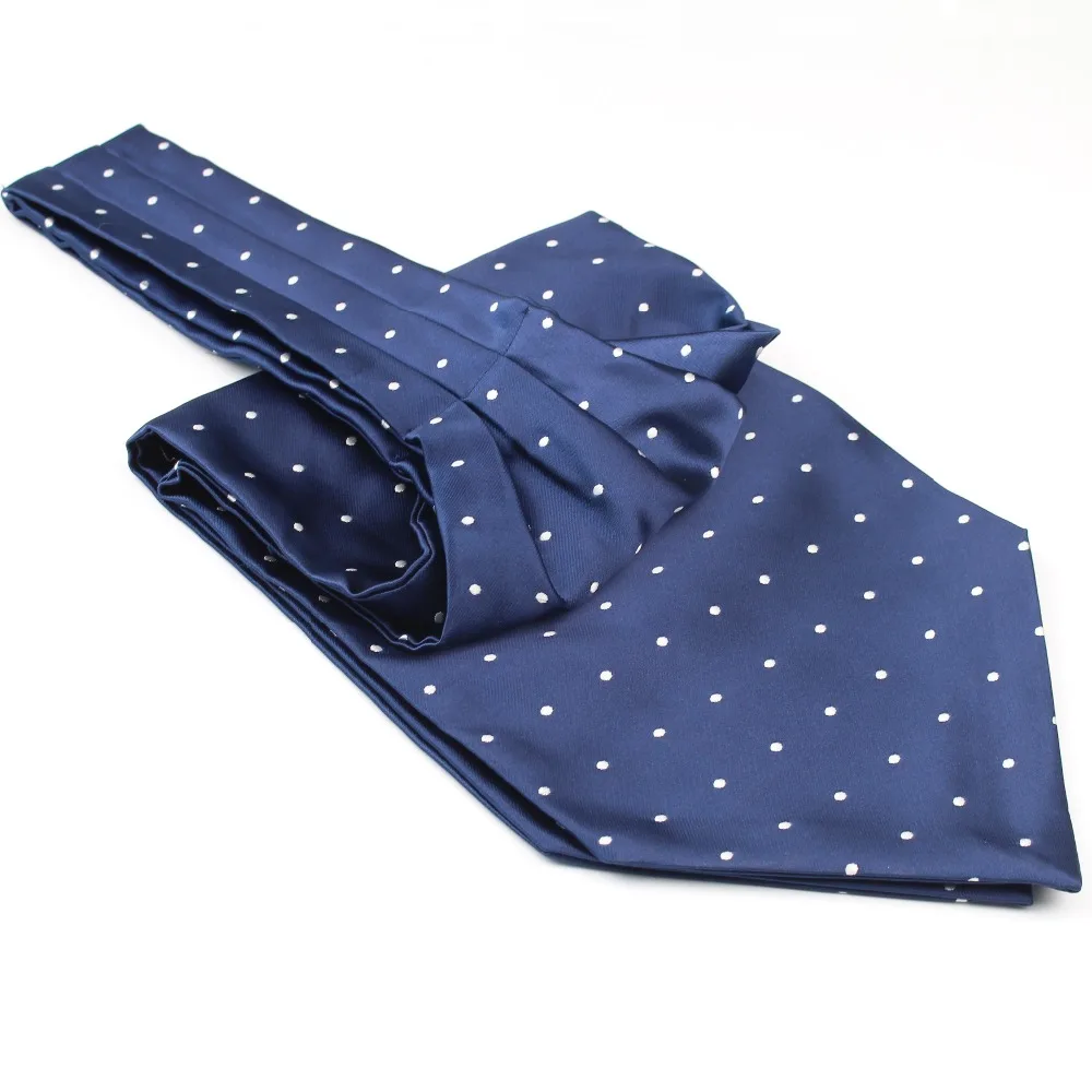 Высокое количество Мужской винтажный галстук формальный галстук Ascot резинка для волос самостоятельно Британский горошек джентльмен полиэстер шелковый галстук для шеи роскошный