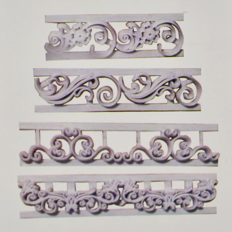 4PcsSet Embossing Mold Fondant Cake Cutter Moulds Cookie Mould Baking Mold Tools Baking Printing Cutting Tools4