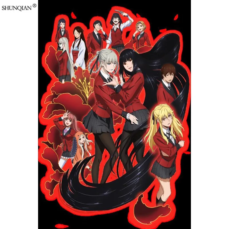 Kakegurui печати плакатов из шелковой ткани с принтом плакат ткань пользовательские