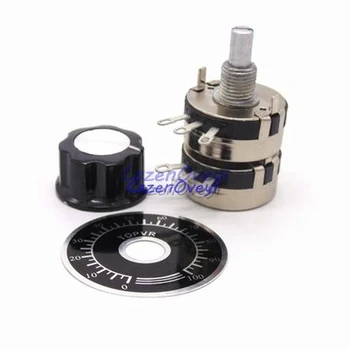 

1pcs/lot 1 set WTH118 DIY Kit Parts 2W 1A Potentiometer 1K 2.2K 4.7K 10K 22K 47K 100K 470K 1M