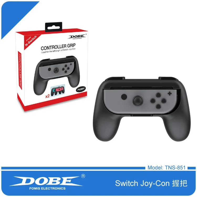 Foleto Joy-Con Grip Kit для nintendo Switch Высококачественная износостойкая ручка Joy-con для nintendo Switch(2-PACK-Black