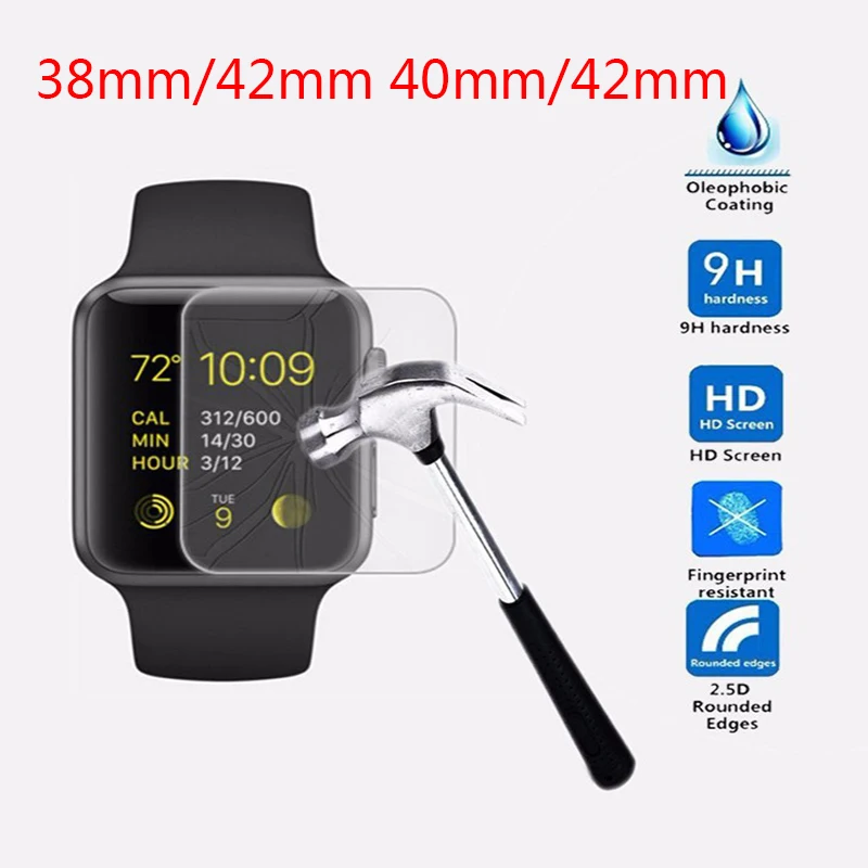 Прозрачная защитная пленка HD для Apple Watch Series 1 2 3 4 38 мм 42 40 44 ультратонкое защитное