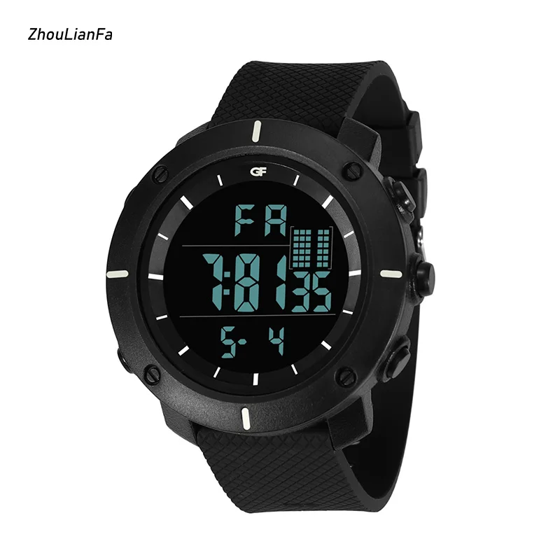 

Men Digital Watch Electronic Sports Watch Military 2019 New Luminous Week Display Multi-functional Fashion Wrist Watch for Men