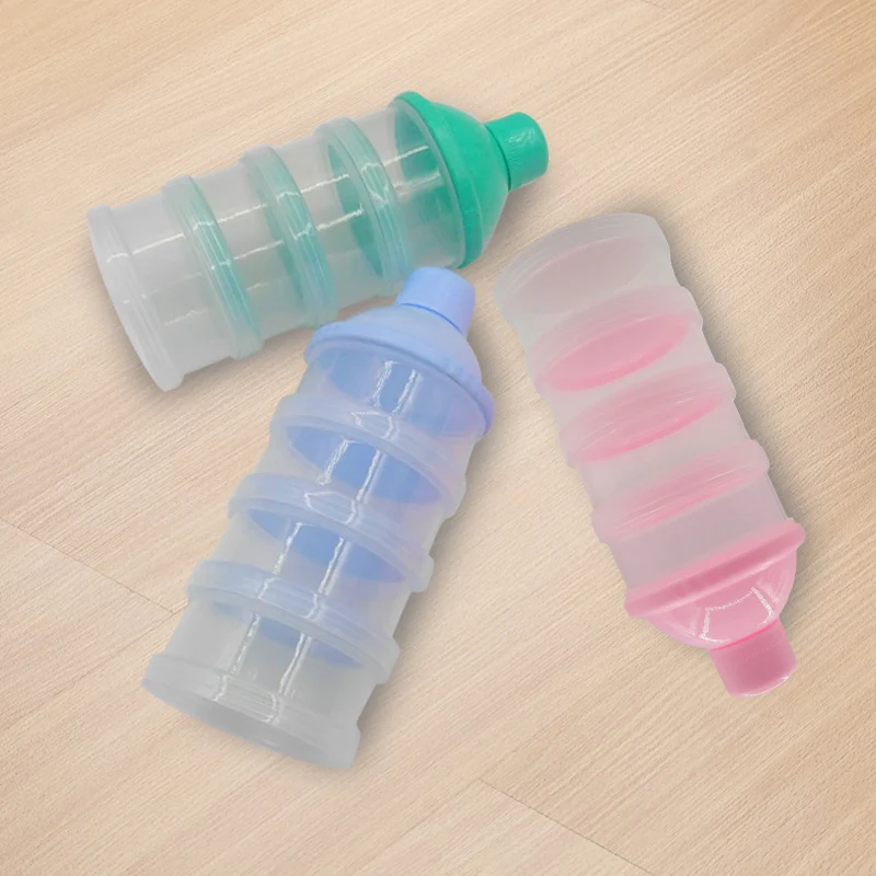 Harga Portable Susu Bubuk Formula Dispenser Makanan Wadah Penyimpanan Makanan Kotak untuk Bayi Anak anak Balita Empat Grid Makanan Bayi Kotak Penyimpanan