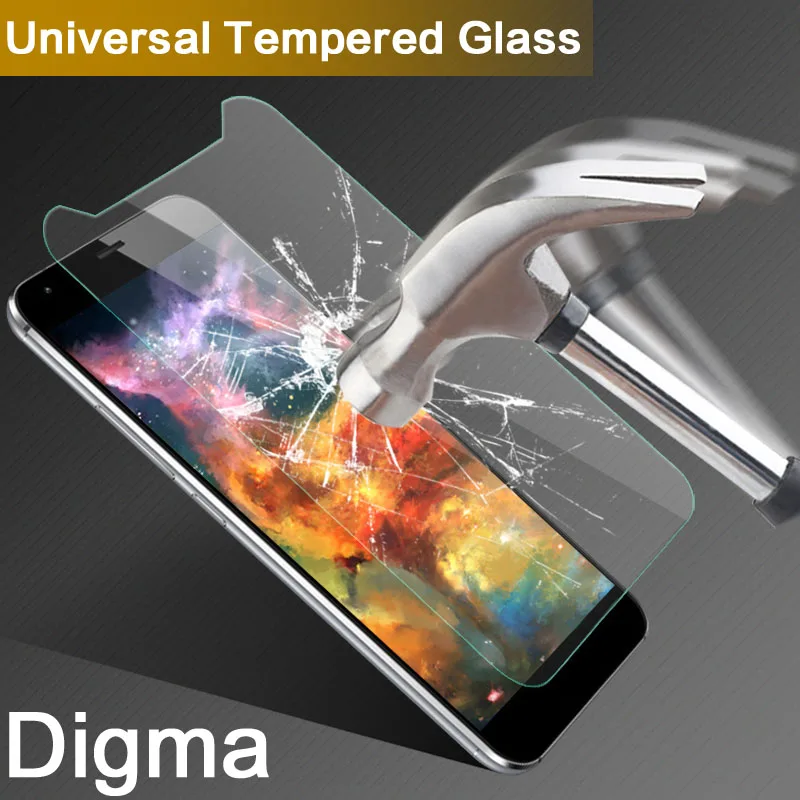 

Universal Protection Tempered Glass Film For Digma VOX S502 3G 5.5 inch 9H 2.5D Screen Protector For Digma VOX S502F 3G