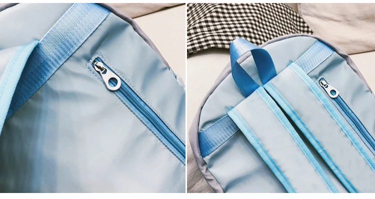 Menghuo Women Waterproof Nylon Backpack Female Rucksack School Backpack for Girls Fashion Travel Bag Bolsas Mochilas Sac A Dos--_36