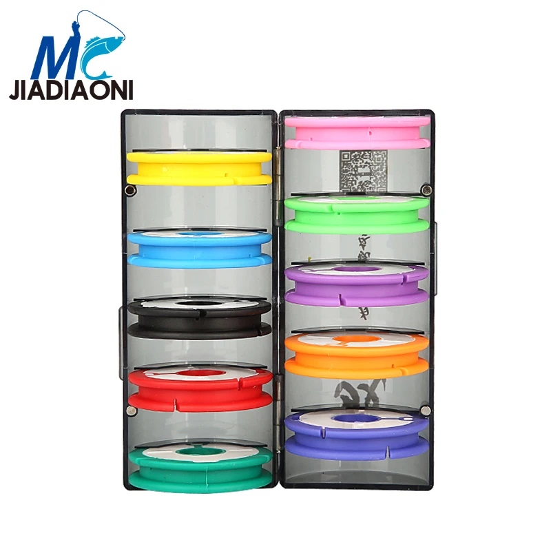 

JIADIAONI 10pcs/12pcs set Winding Board Fishing Line Tackle Accessories Foam Board Trace Wire Swivel Tackle Fishing Box Tools