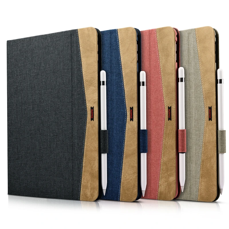 Durable Fabric Cloth Leather Case For iPad Pro 9.7 Case Fashion Ultra