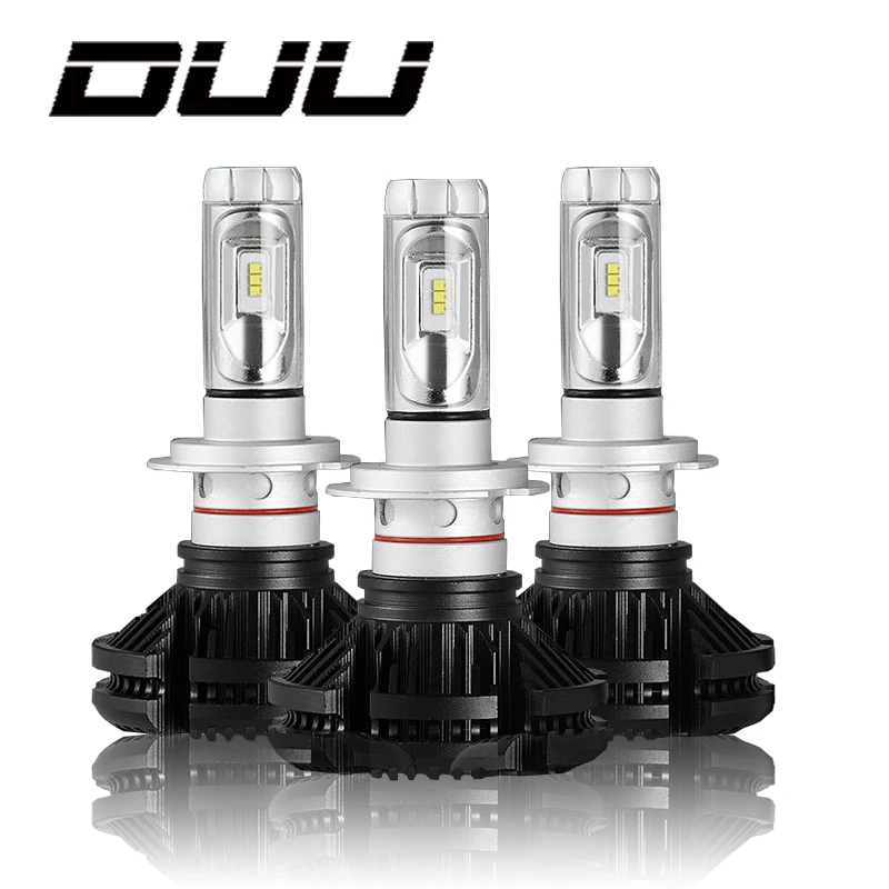 DUU Car Headlight Bulbs Light H7 H4 LED H8 H11 HB3 9005 HB4 9006 H1 H3 9012 H13 9004 9007 72W 6000lm ZES X3 Auto Headlamp 6000K DUU Car Headlight Bulbs Light H7 H4 LED H8 H11 HB3 9005 HB4 9006 H1 H3 9012 H13 9004 9007 72W 6000lm ZES X3 Auto Headlamp 6000K