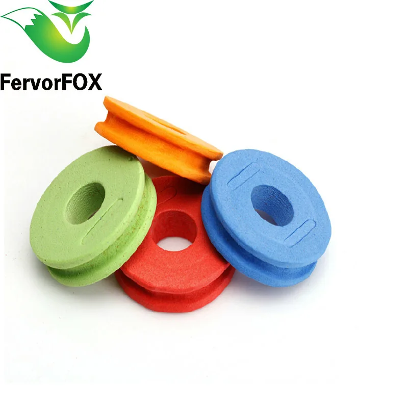 

100pcs/lot Outdoor Fishing line Circular Winding plate foam Board Fishing Lure Trace Wire Leader Swivel Tackle