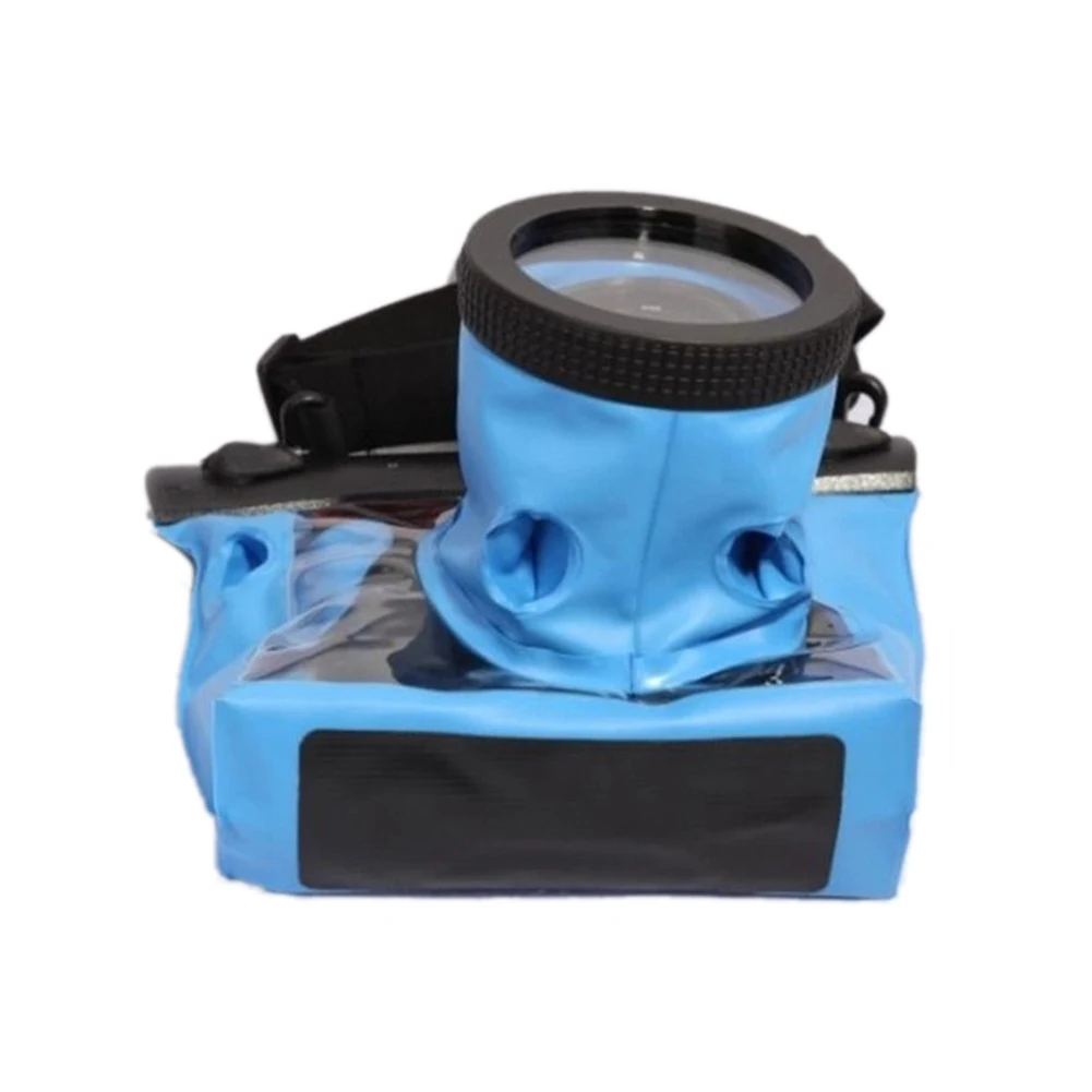 SLR DSLR HD 20 м водонепроницаемая сумка камера остающийся сухим под водой корпус чехол для Nikon Canon sony Дайвинг - Цвет: Blue