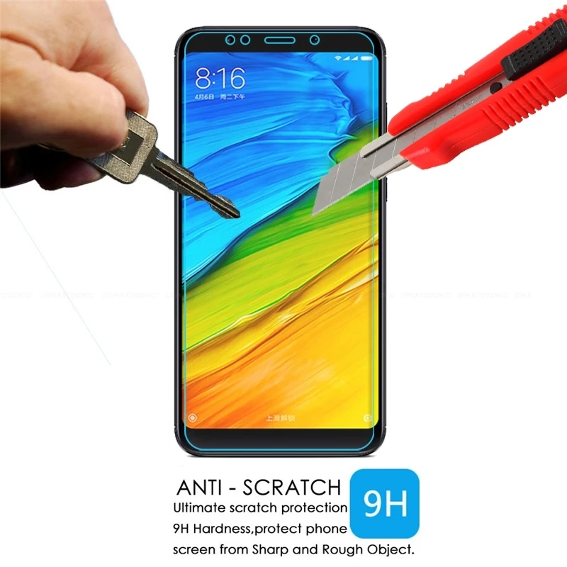 2.5D 9H закаленное стекло премиум класса для Xiaomi Redmi Note 4x3 5A защита экрана закаленная