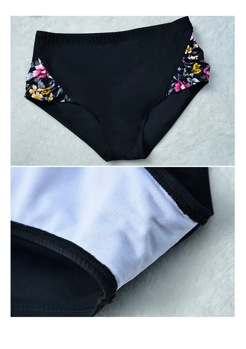 Bikini grande taille, motif floral, du 4XL au 8XL 13