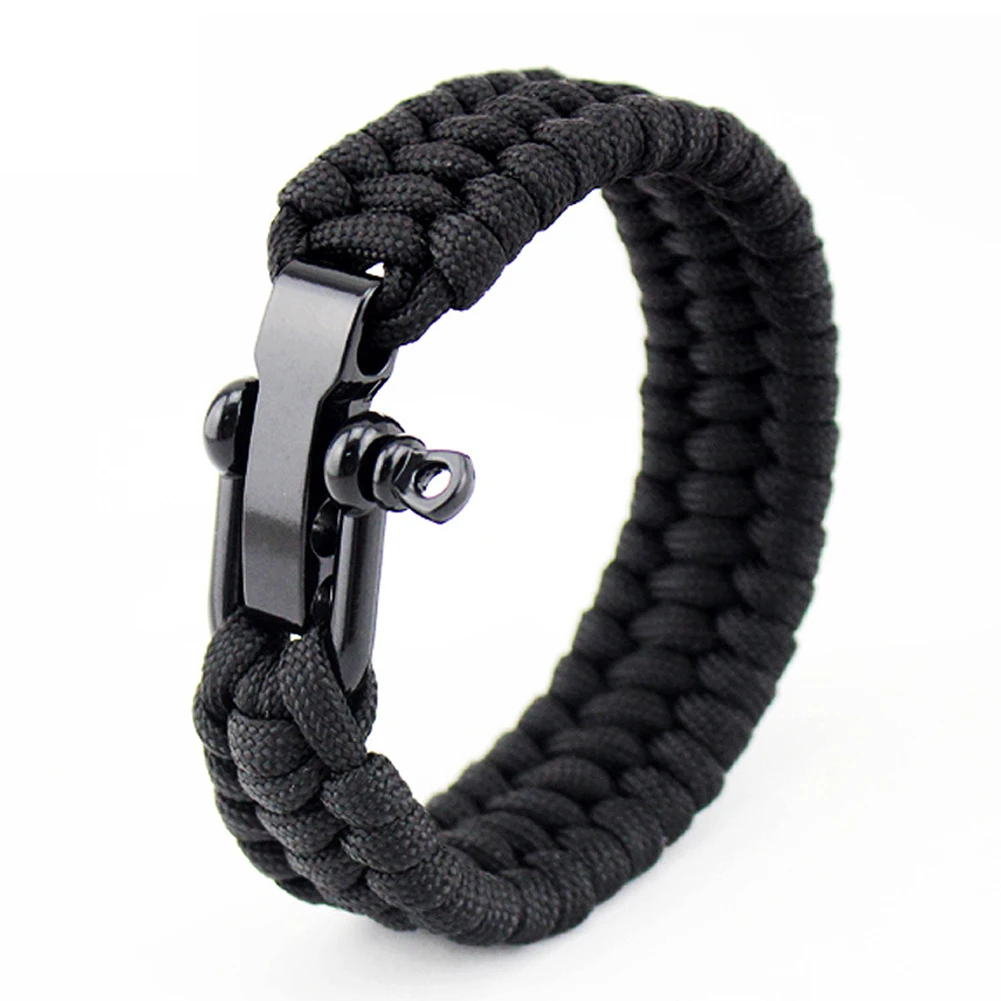 Paracord متعددة الوظائف المعصم المنقذة للحياة التخييم بقاء حبل والعتاد في الهواء الطلق التكتيكية