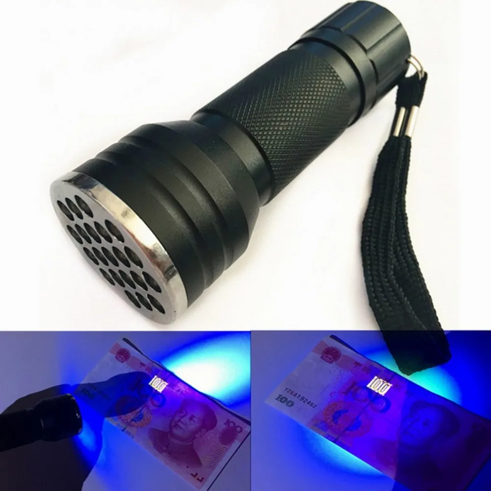 

UV Ultra Violet 21 LED MTB Bike Light Cycling Flashlight Mini Bicycle light Torch Lamp For Cycling
