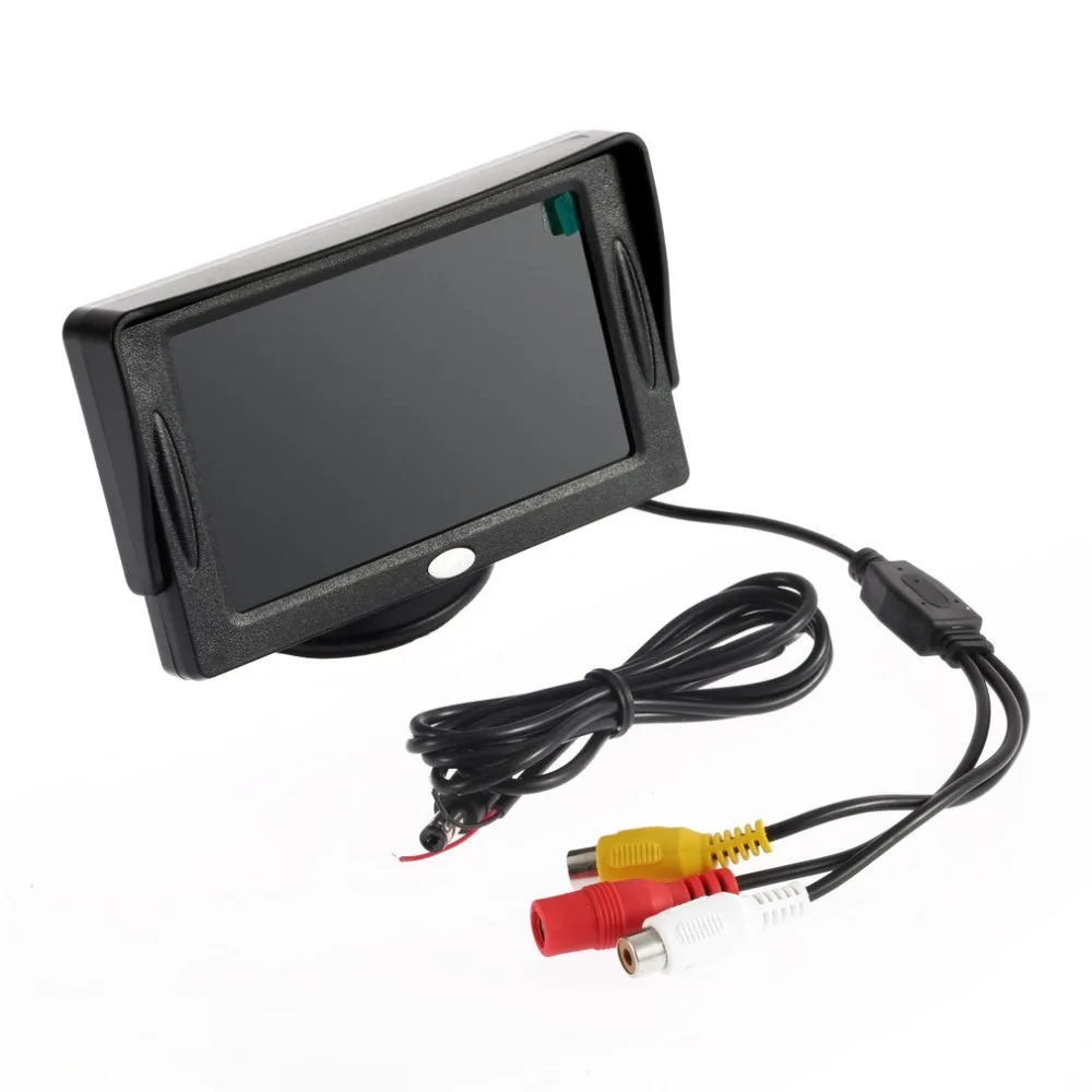 4.3 tft lcd. Car 4.3&#039; tft lcd color rearview monitor. монитор для видеонаблюдения 7 дюймов. мини камера с монитором. мини камера видеонаблюдения с монитором.