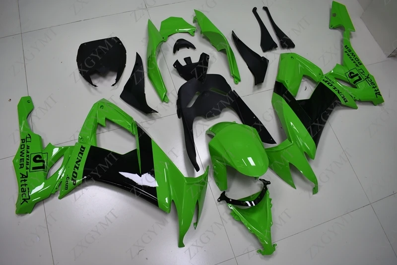 Обтекатель Ninja ZX 10r 2010-черные Обтекатели зеленый 2008 Ninja ZX 10r 2009 Abs обтекатель Ninja ZX 10r 2010